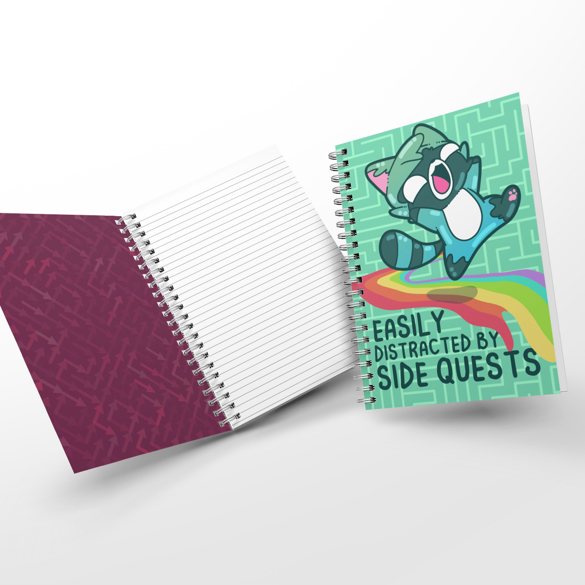 Soft Touch Mini Notebook - Side Quest