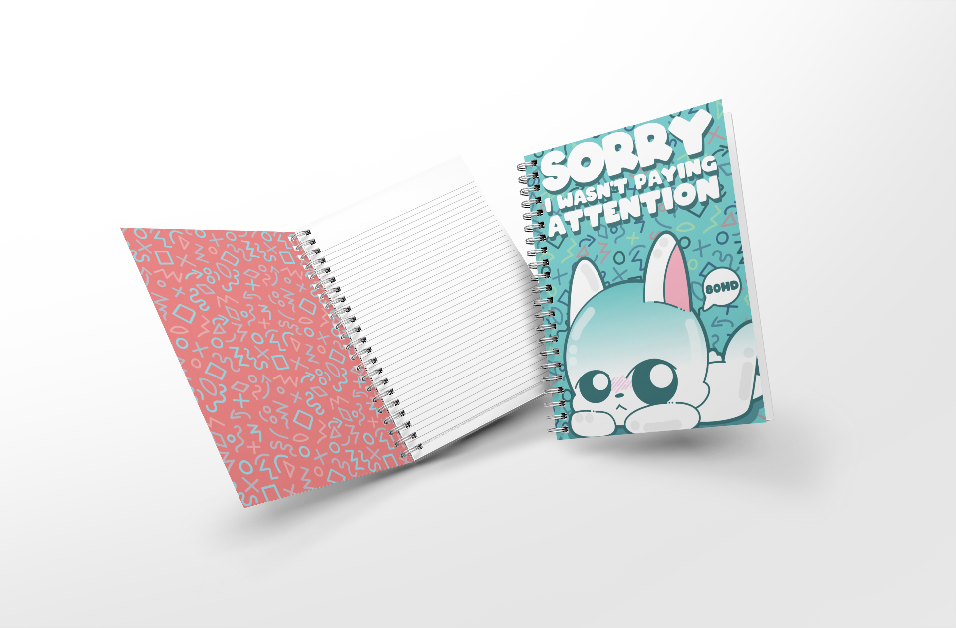 Soft Touch Mini Notebook - Sorry I Wasn't Paying Attention