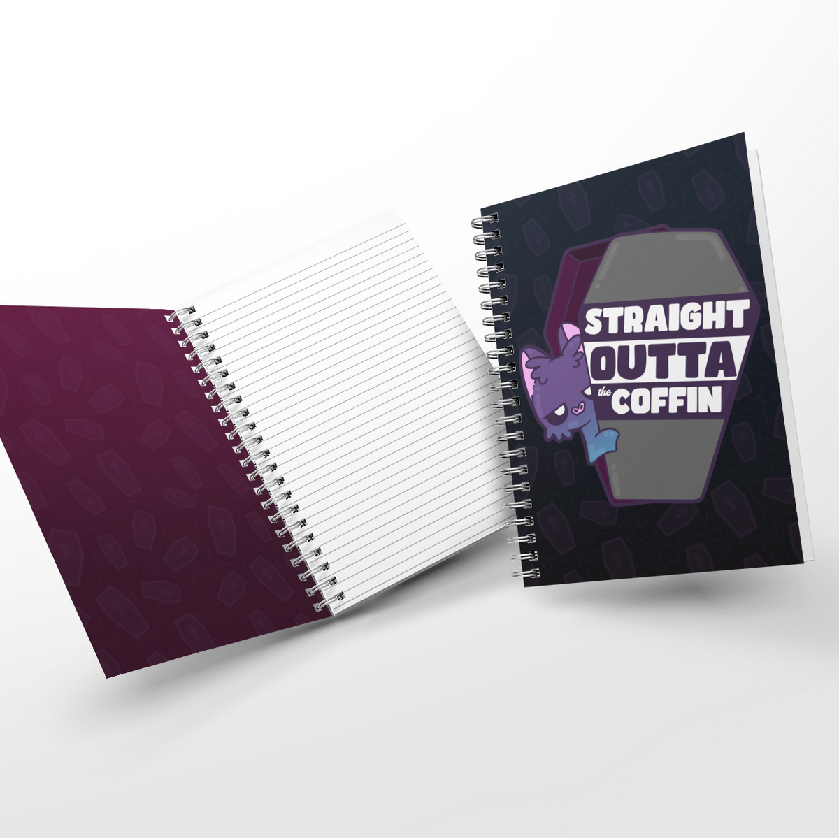 Soft Touch Mini Notebook - Staight Outta the Coffin