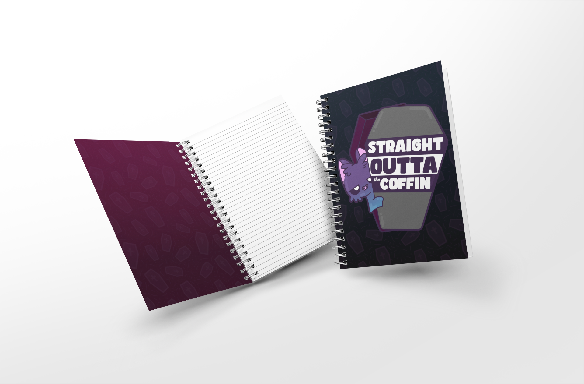 Soft Touch Mini Notebook - Staight Outta the Coffin