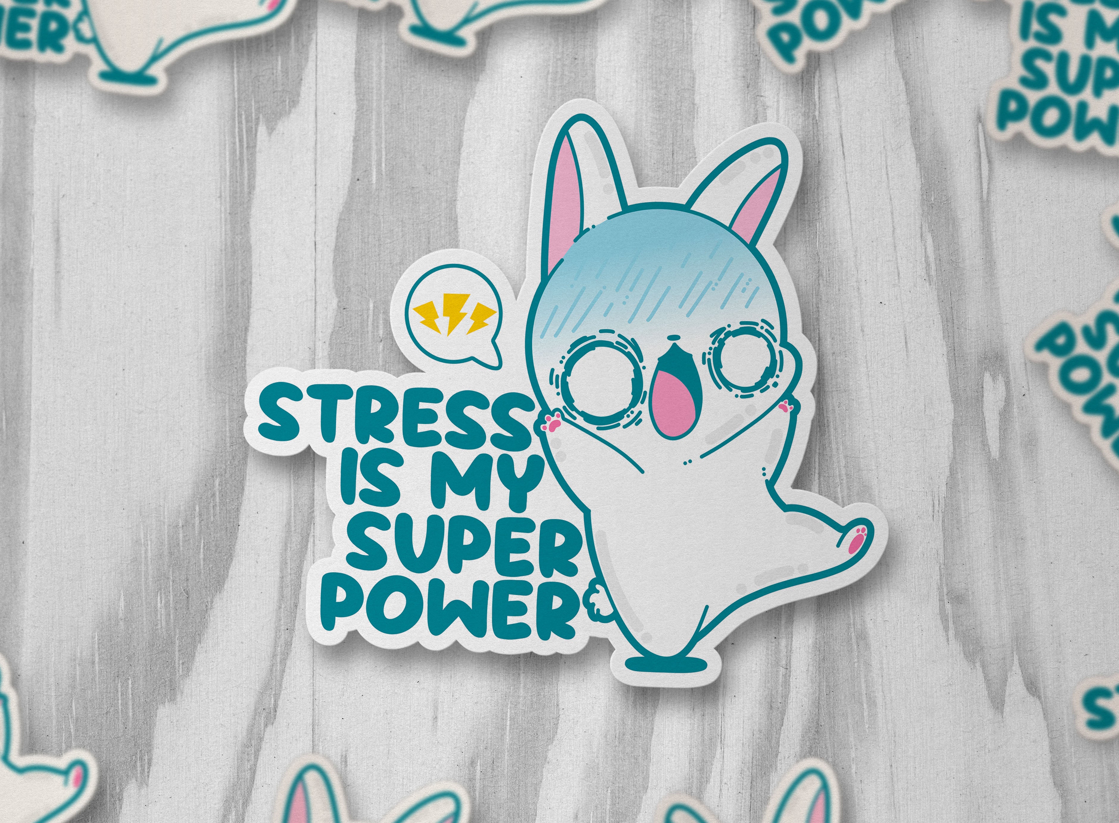 Stress Is My Super Power - ChubbleGumLLC