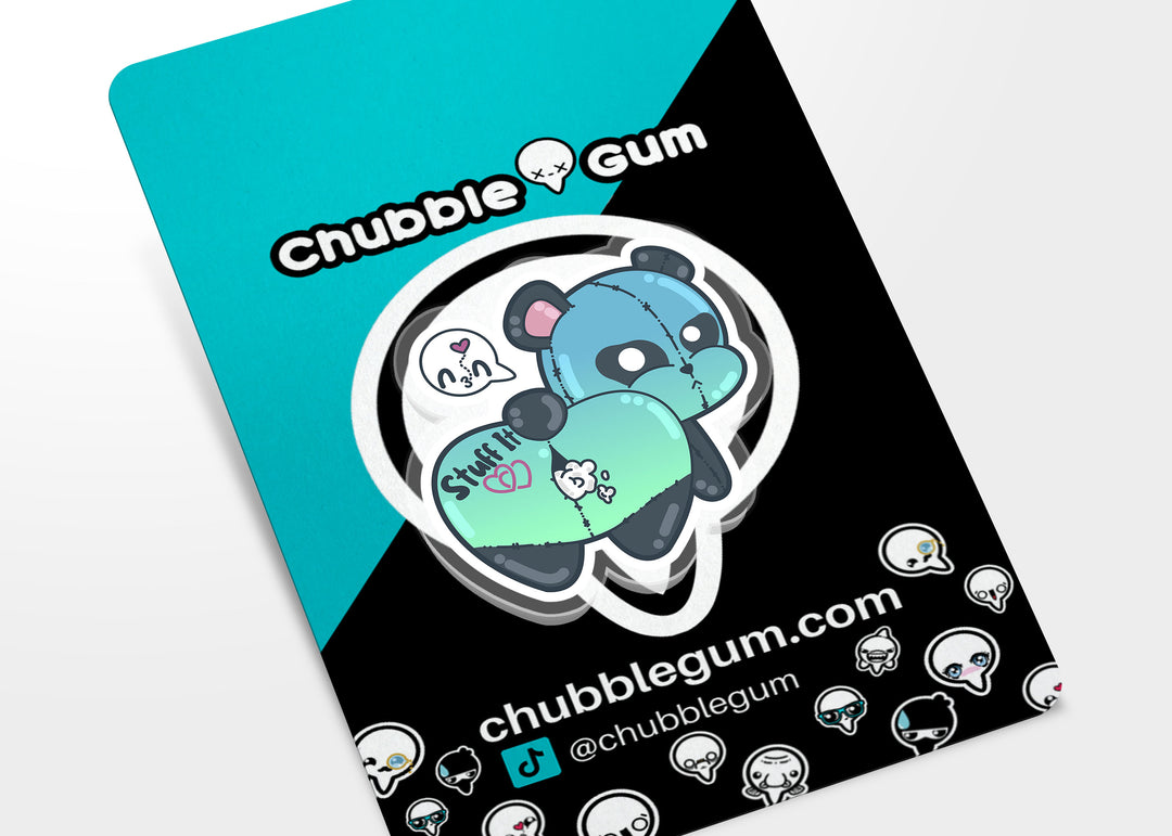 Acrylic Pin - Stuff It - ChubbleGumLLC