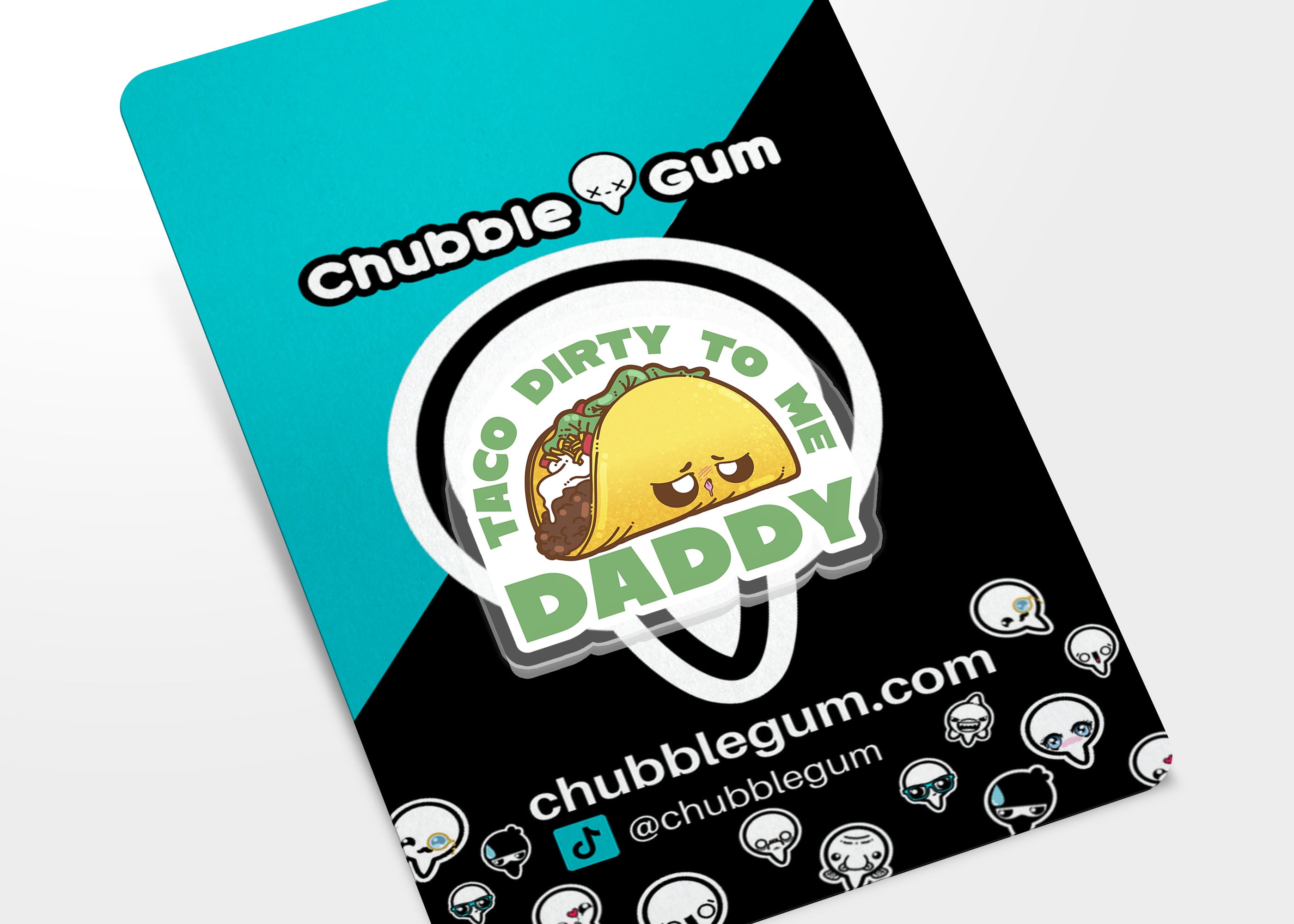 Acrylic Pin - Taco Dirty To Me - ChubbleGumLLC