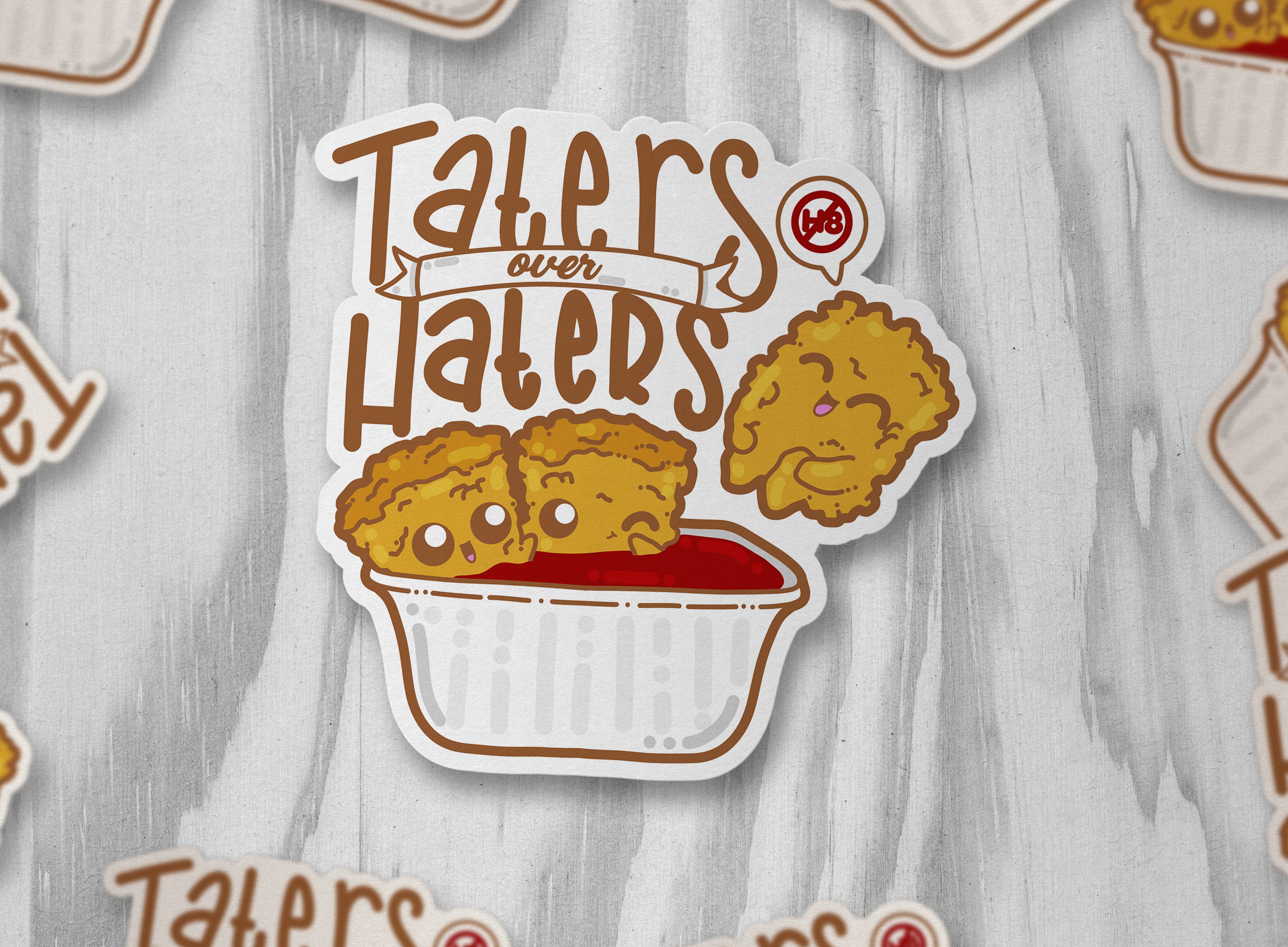 Taters Over Haters - ChubbleGumLLC