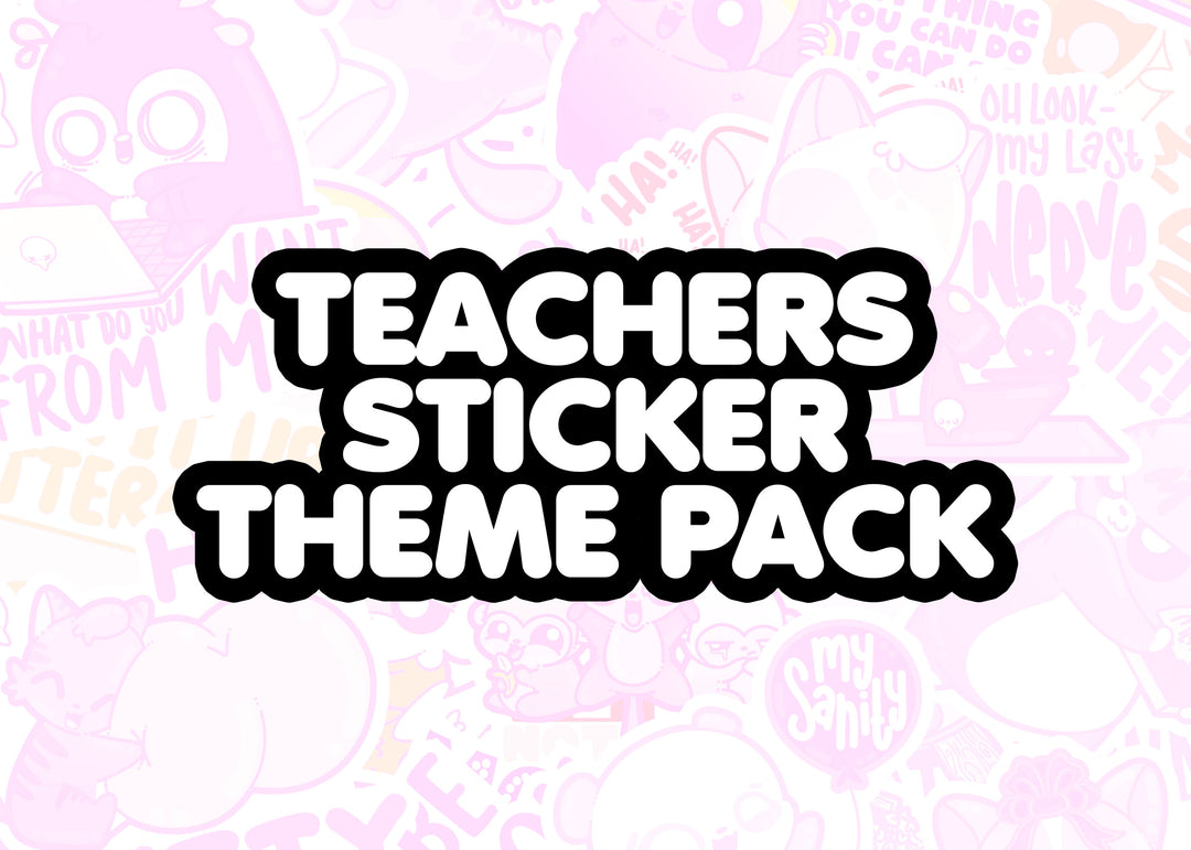 Teachers Themed Pack - ChubbleGumLLC