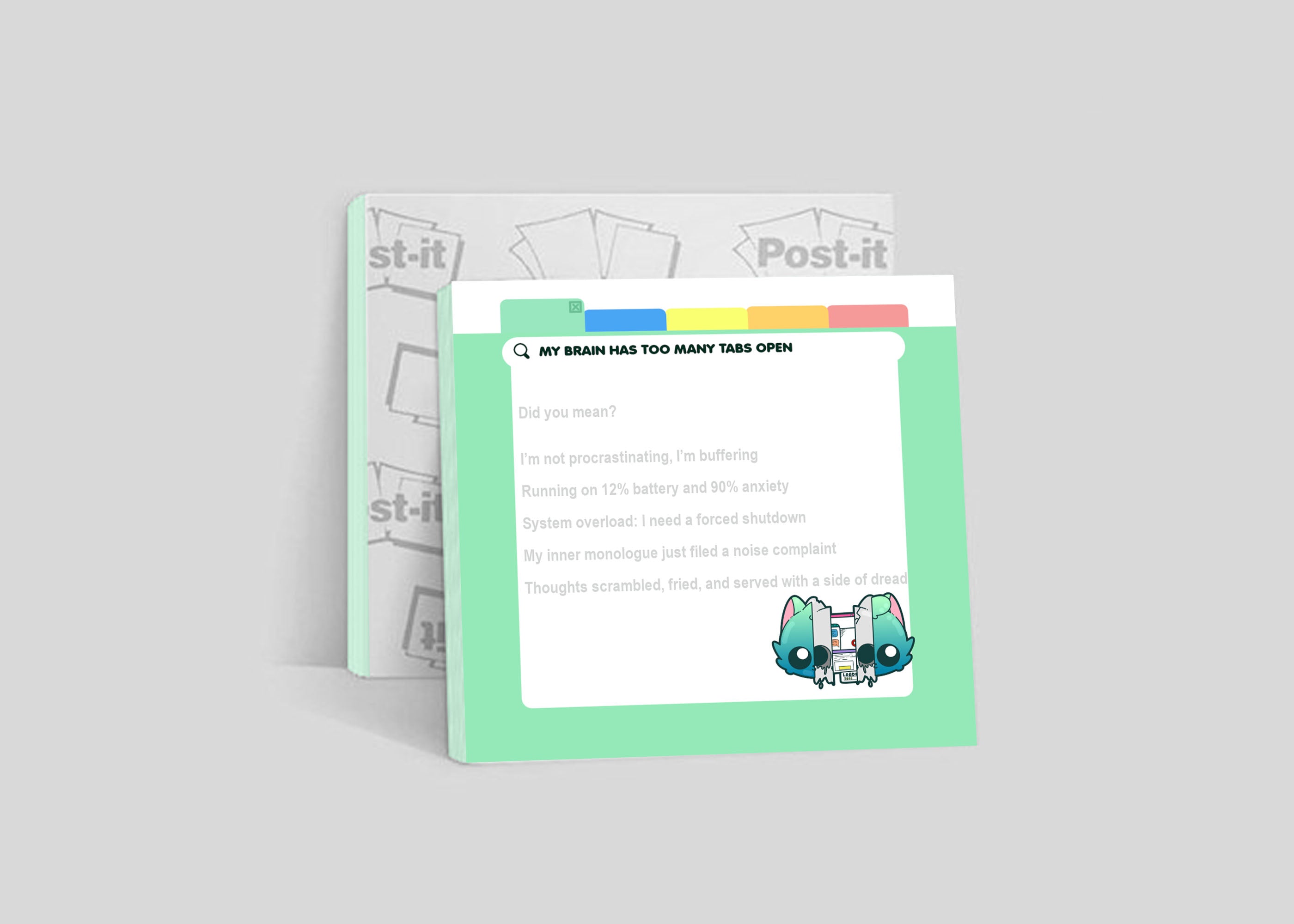 Sticky Note - My Brain Has Too Many Tabs
