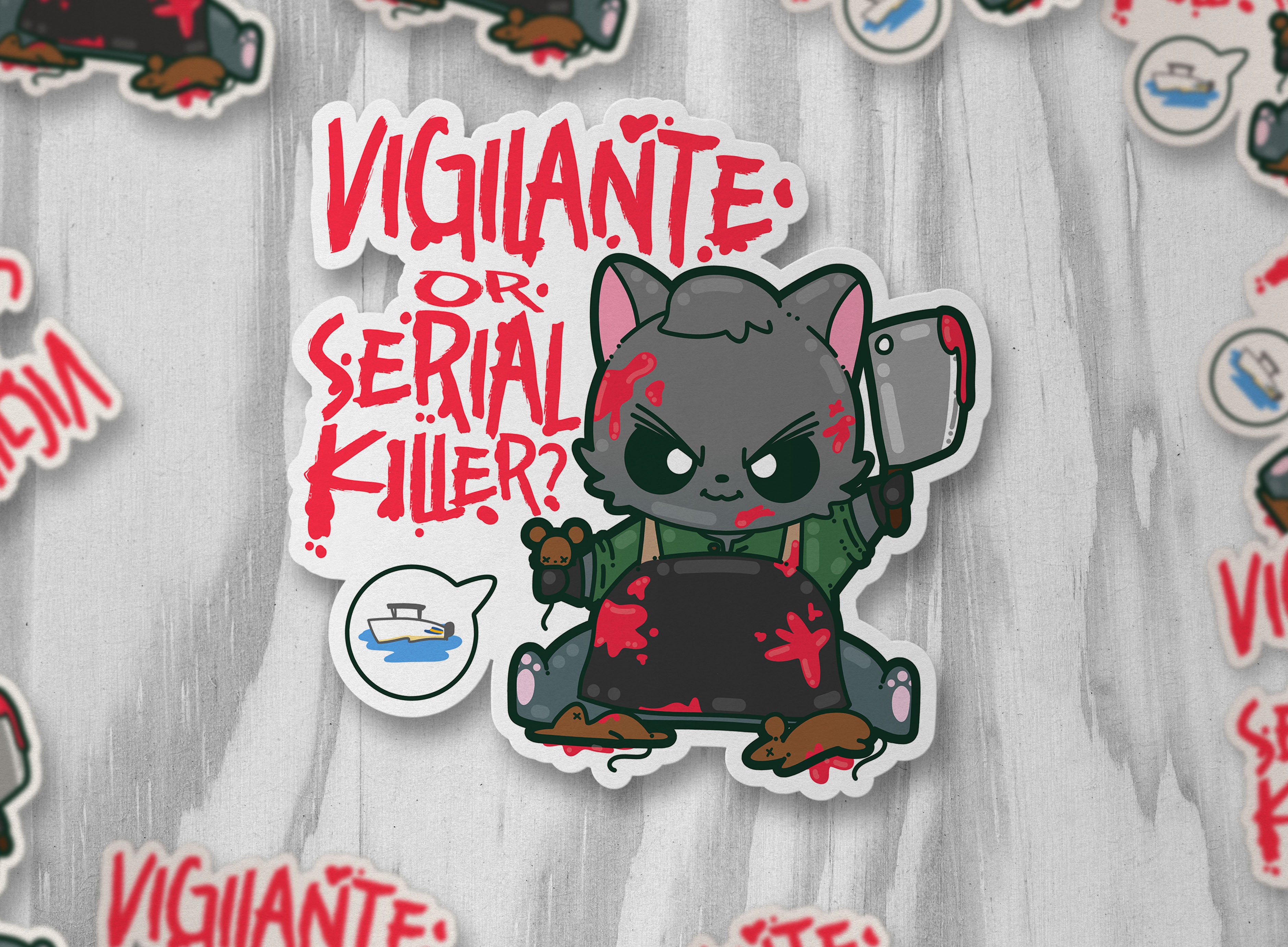Vigilante or Serial Killer? - ChubbleGumLLC