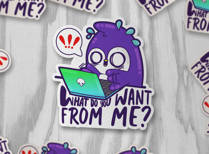 Work Life Sticker Designs – ChubbleGumLLC