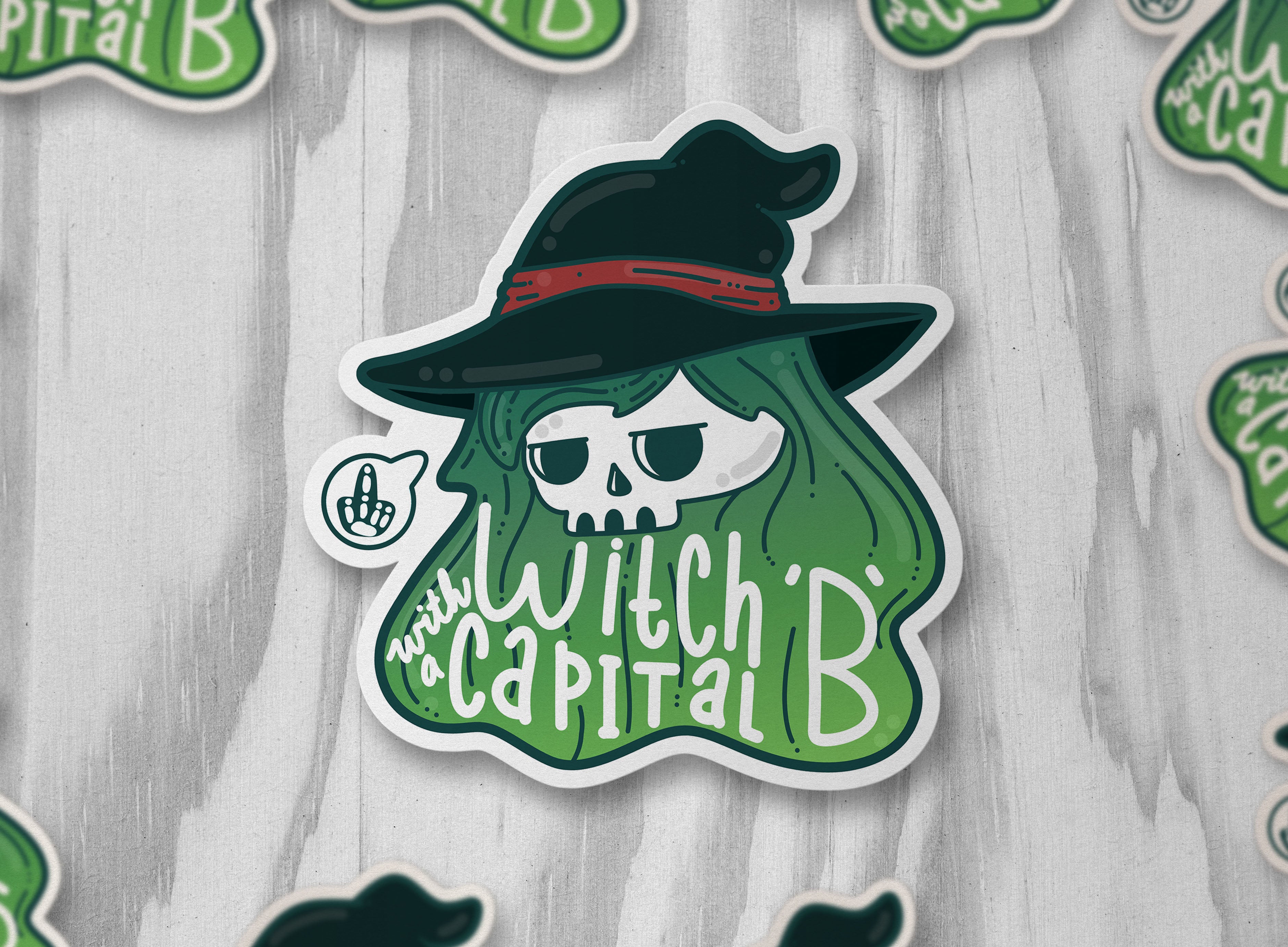 Witch With a Capital 'B' - ChubbleGumLLC