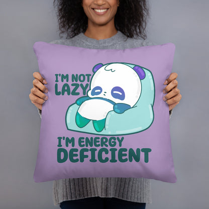 IM NOT LAZY - Pillow - ChubbleGumLLC