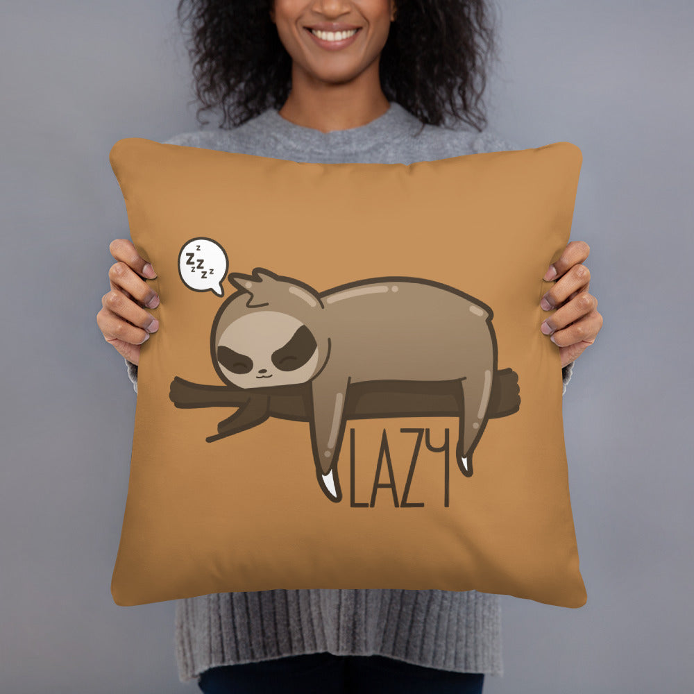 LAZY SLOTH - Pillow - ChubbleGumLLC