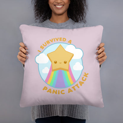 I SURVIVED A PANIC ATTACK - Pillow - ChubbleGumLLC