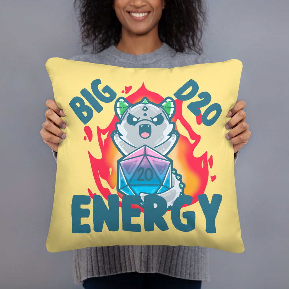BIG D 20 ENERGY - Pillow - ChubbleGumLLC