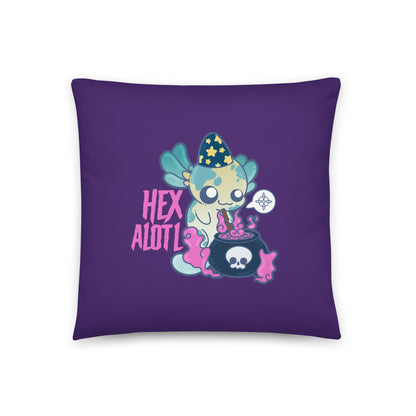 HEX ALOTL - Pillow 18 in x 18 in