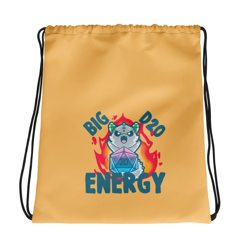 BIG D 20 ENERGY - Drawstring Bag - ChubbleGumLLC