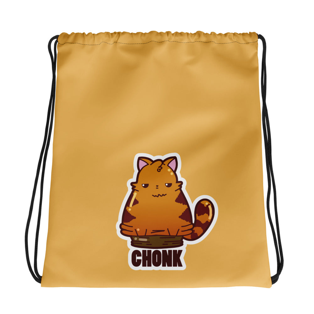 CHONK - Drawstring bag - ChubbleGumLLC