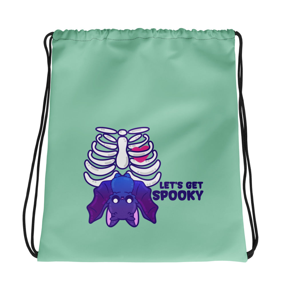 LETS GET SPOOKY - Drawstring Bag