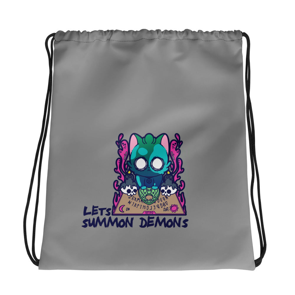 LETS SUMMON DEMONS - Drawstring Bag