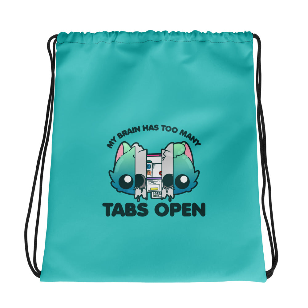 TOO MANY TABS - Drawstring Bag