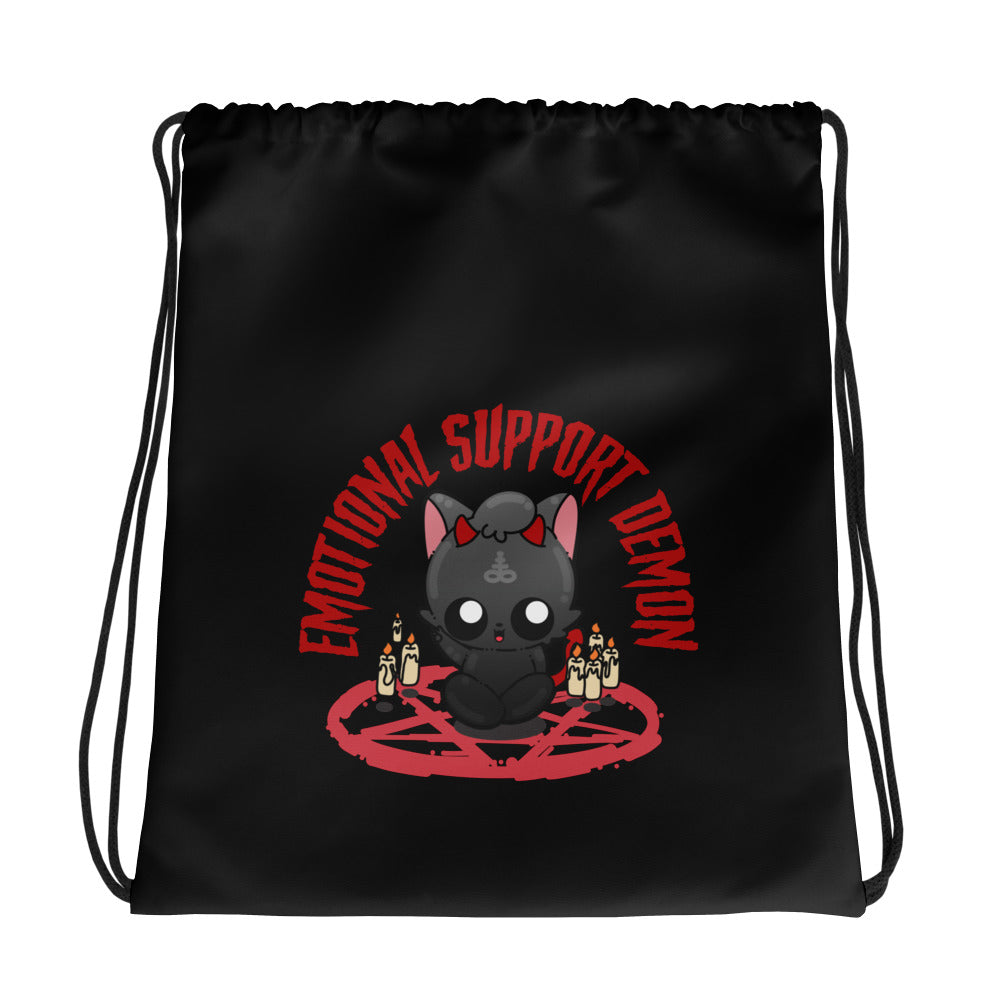 EMOTIONAL SUPPORT DEMON - Drawstring Bag