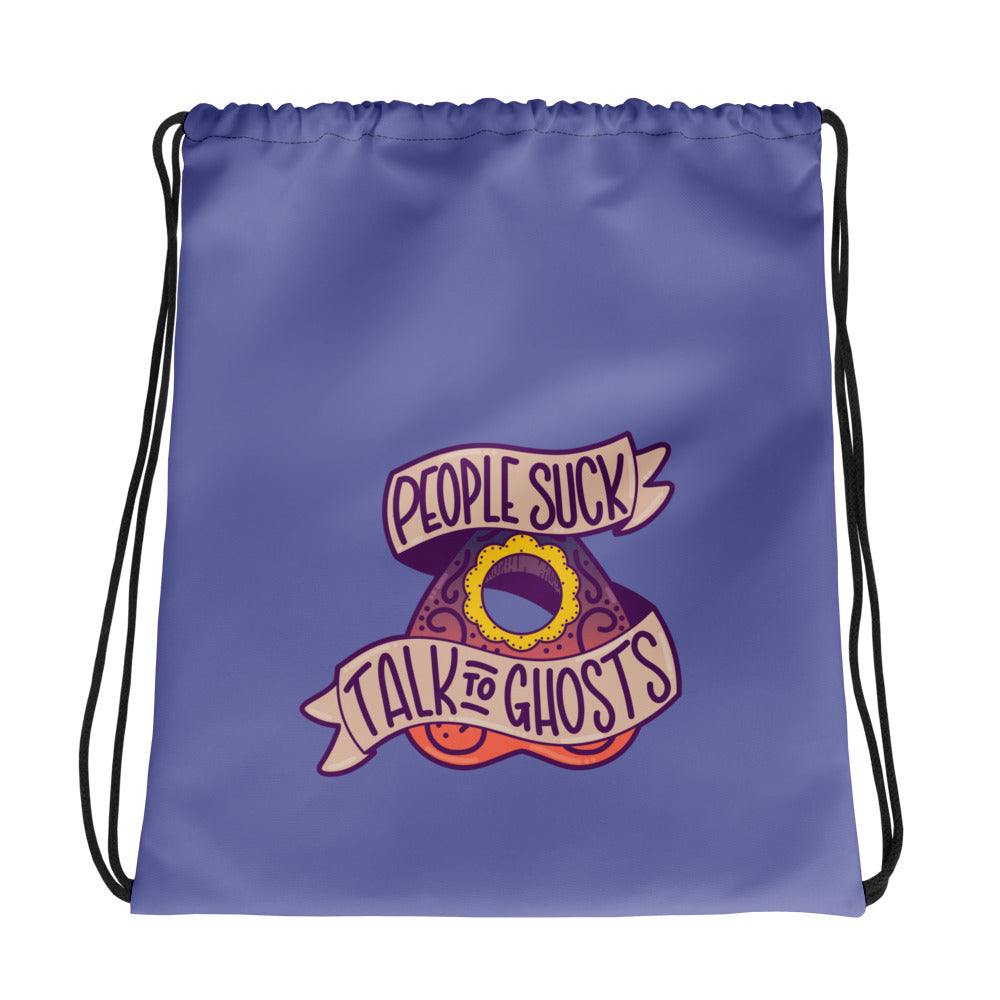 PEOPLE SUCK - Drawstring Bag