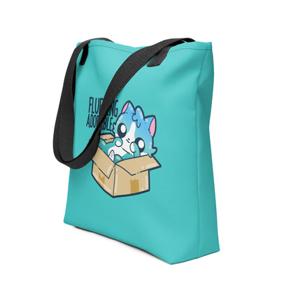 FLUFFING ADORABLE - Tote - ChubbleGumLLC