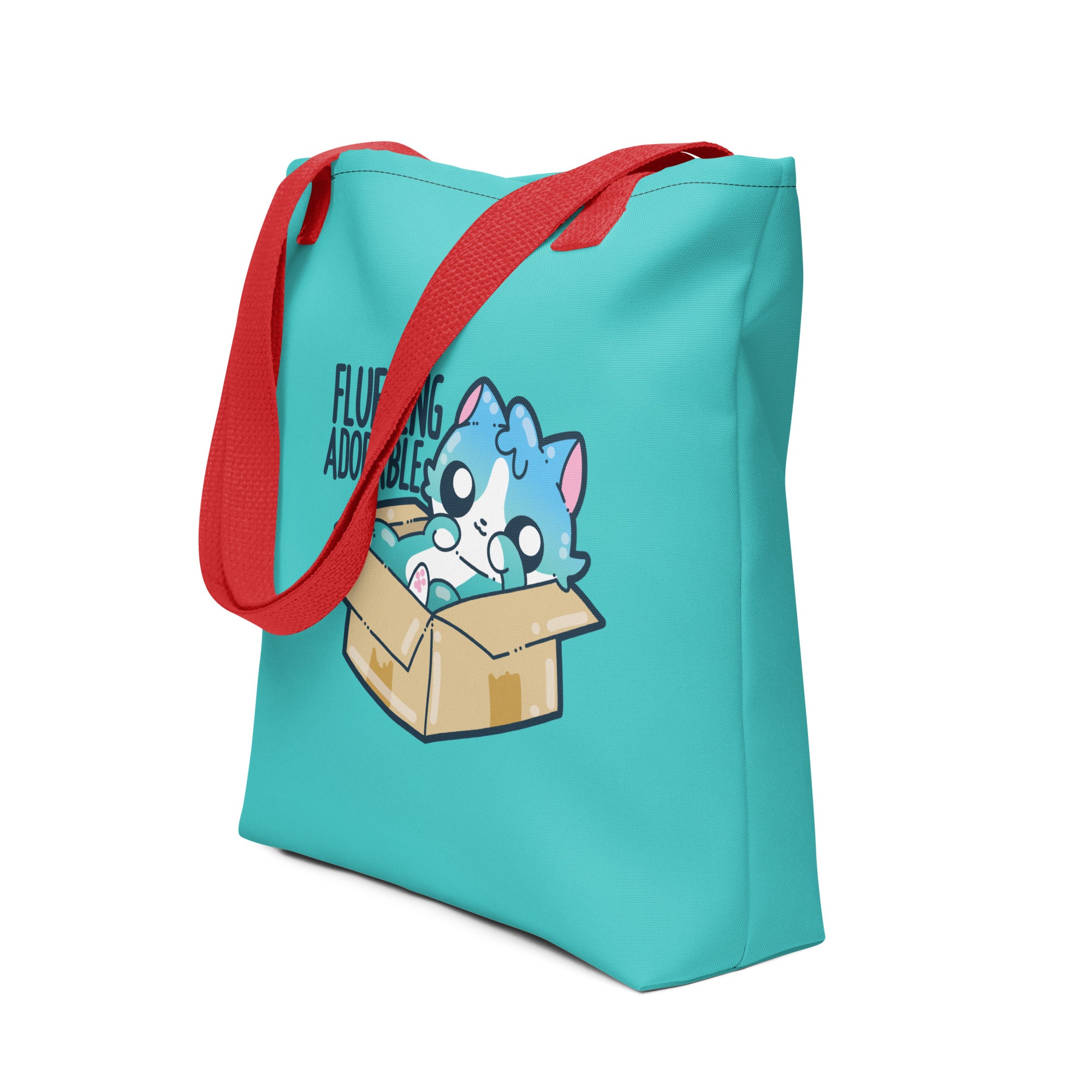 FLUFFING ADORABLE - Tote - ChubbleGumLLC