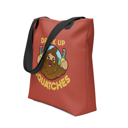 DRINK UP SQUATCHES - Tote - ChubbleGumLLC