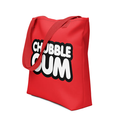 STACKED - Tote - Red - ChubbleGumLLC