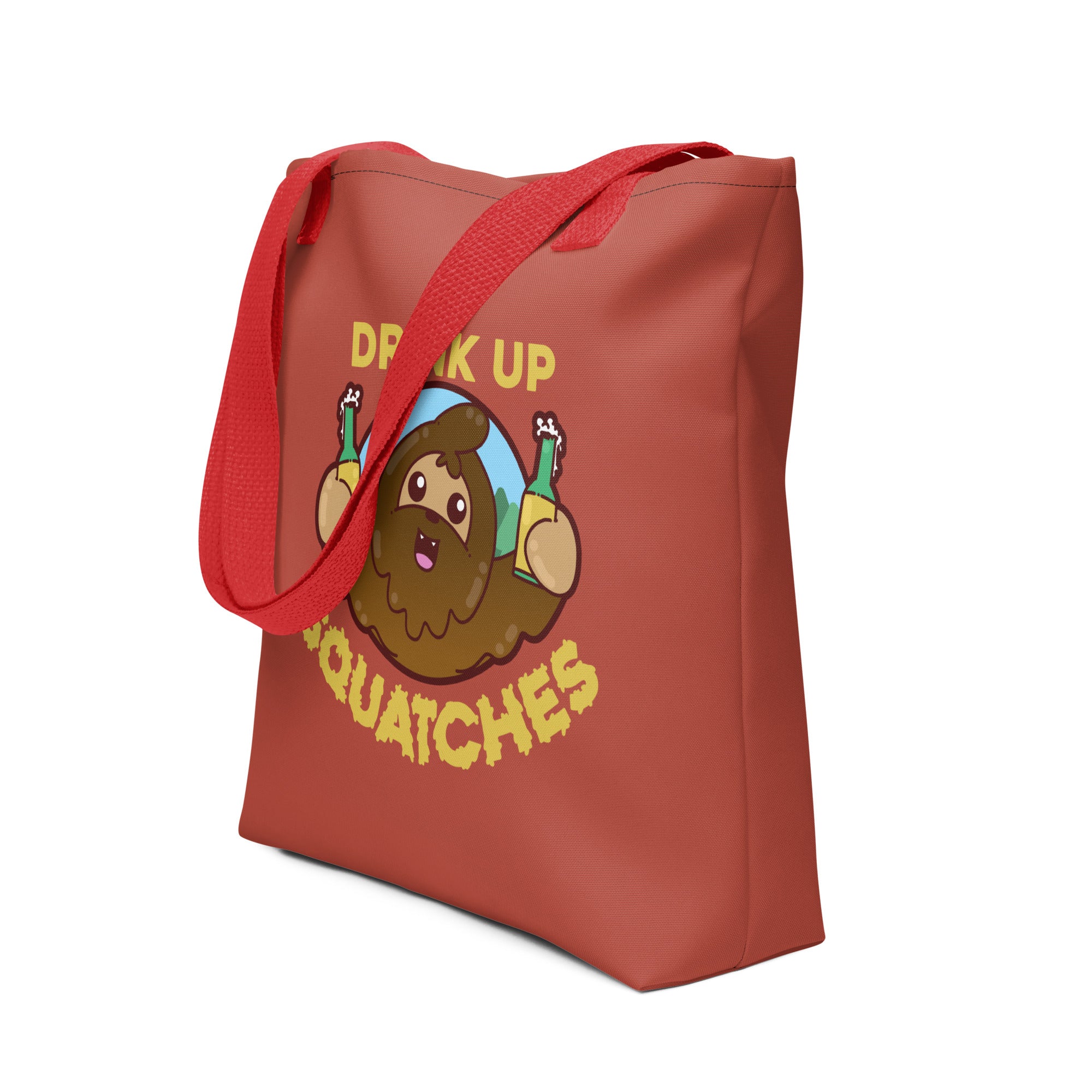 DRINK UP SQUATCHES - Tote - ChubbleGumLLC