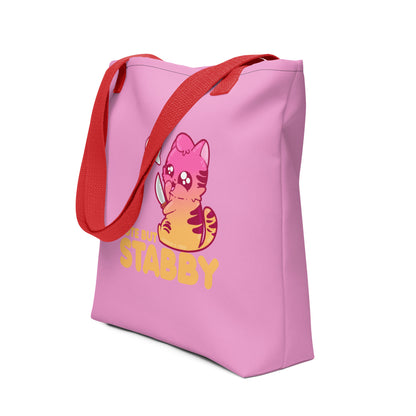 CUTE BUT STABBY - Tote - ChubbleGumLLC