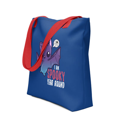 I AM SPOOKY YEAR ROUND - Tote - ChubbleGumLLC