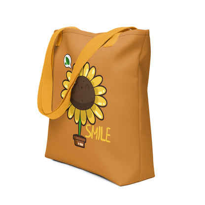 SMILE - Tote - ChubbleGumLLC