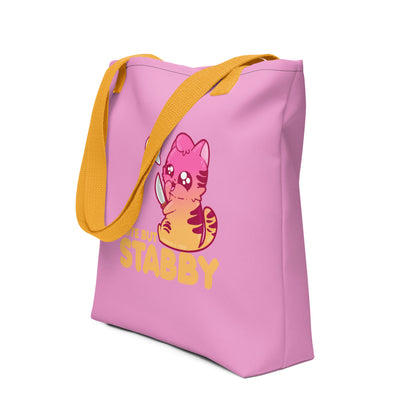 CUTE BUT STABBY - Tote - ChubbleGumLLC