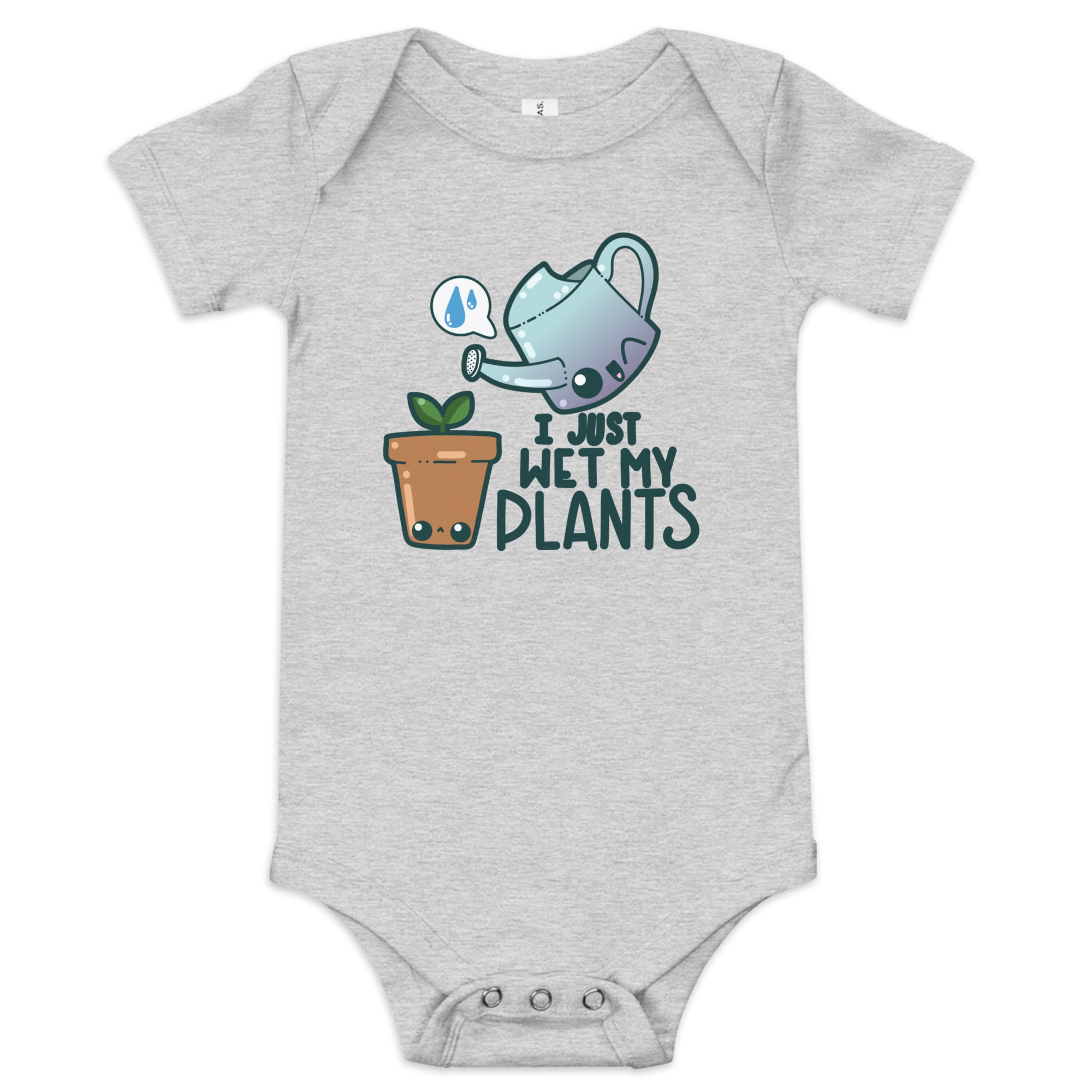 I JUST WET MY PLANTS - Onesie - ChubbleGumLLC