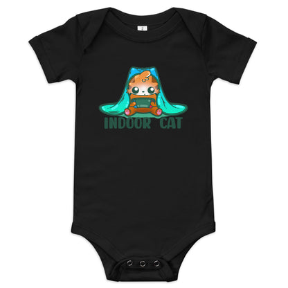 INDOOR CAT - Onesie - ChubbleGumLLC