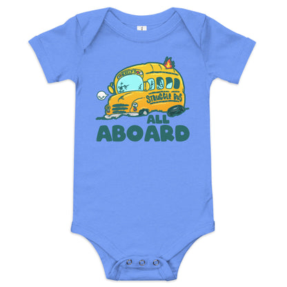 ALL ABOARD THE STRUGGLE BUS - Onesie - ChubbleGumLLC