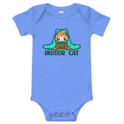 INDOOR CAT - Onesie - ChubbleGumLLC