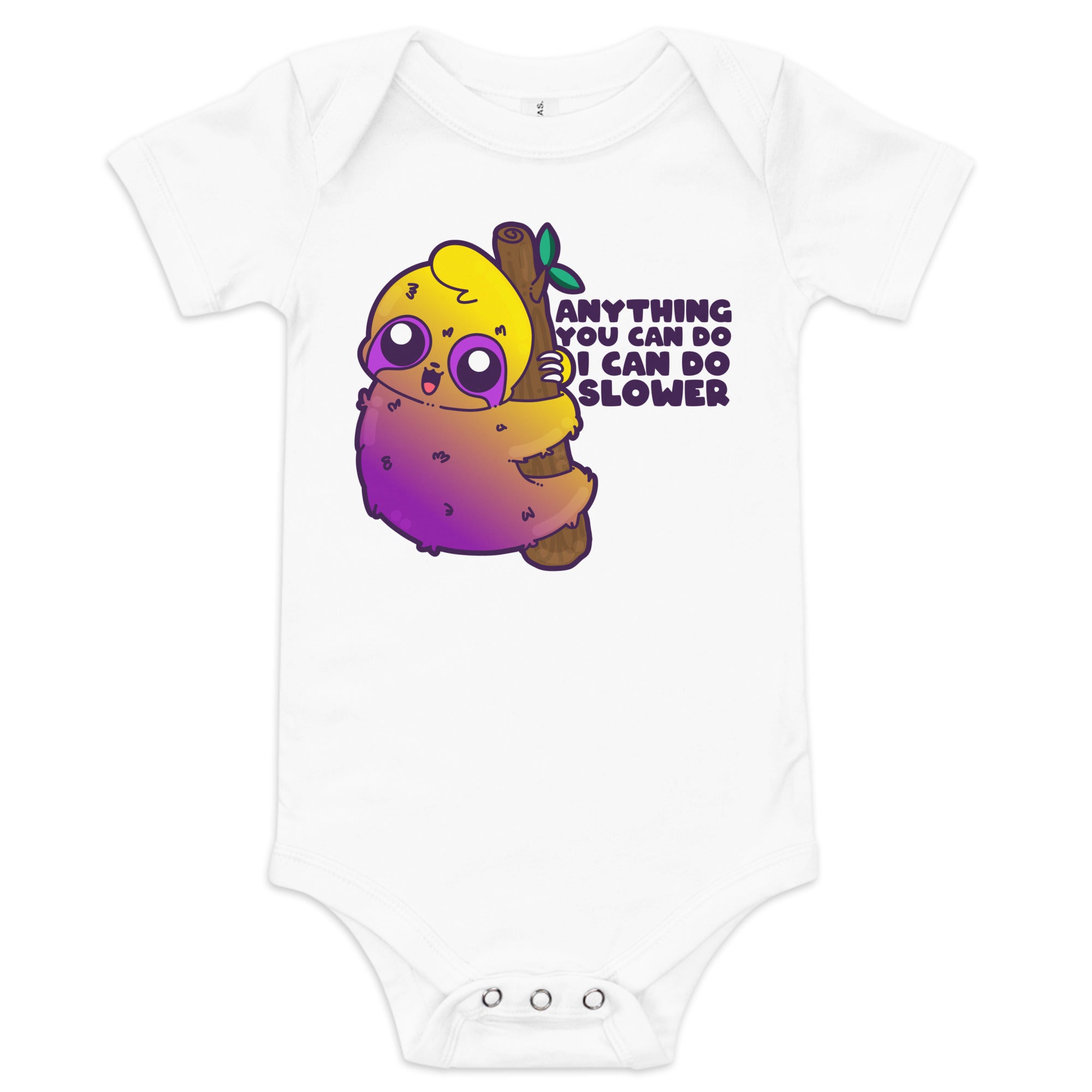 ANYTHING YOU CAN DONI CAN DO SLOWER - Onesie - ChubbleGumLLC