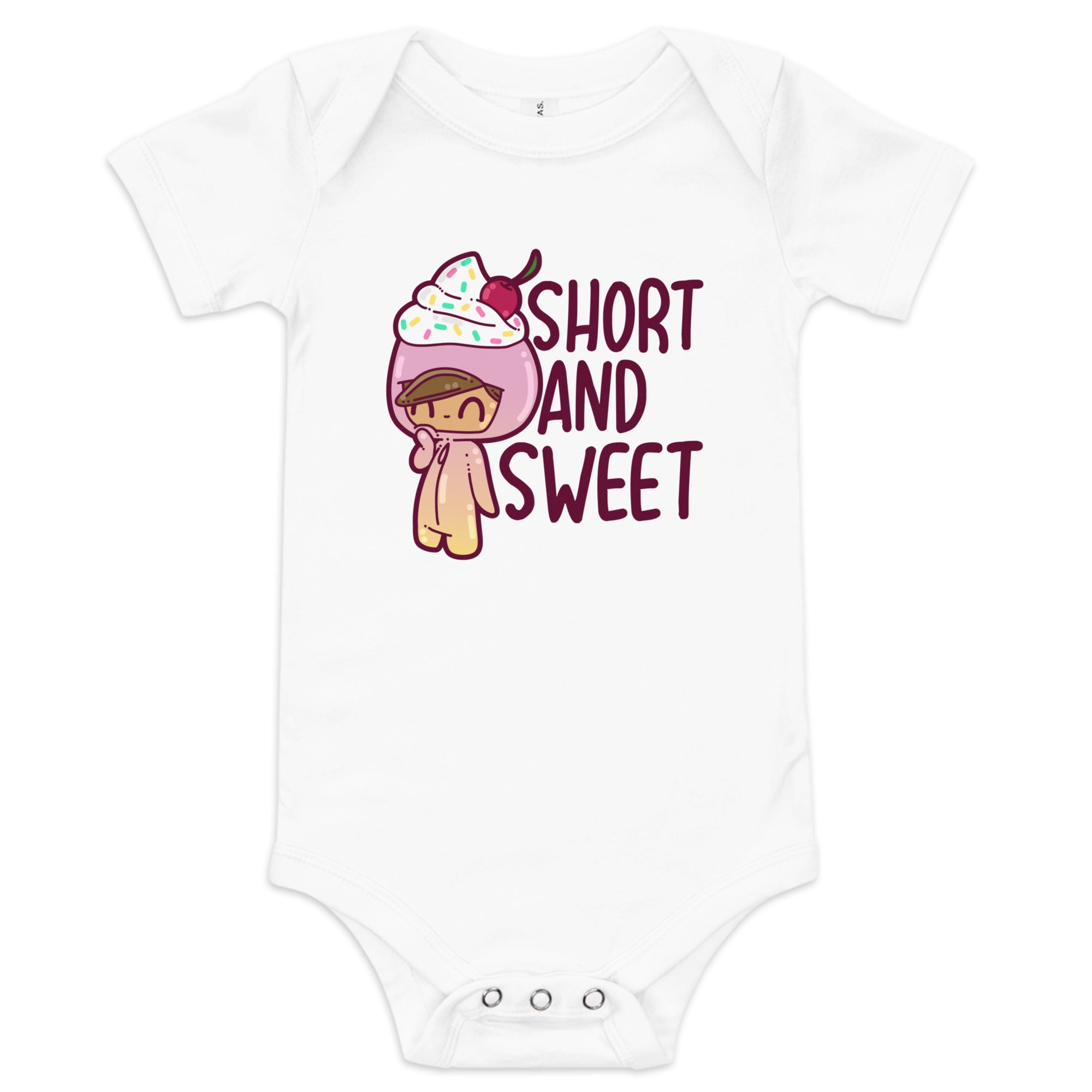 SHORT AND SWEET - Onesie - ChubbleGumLLC