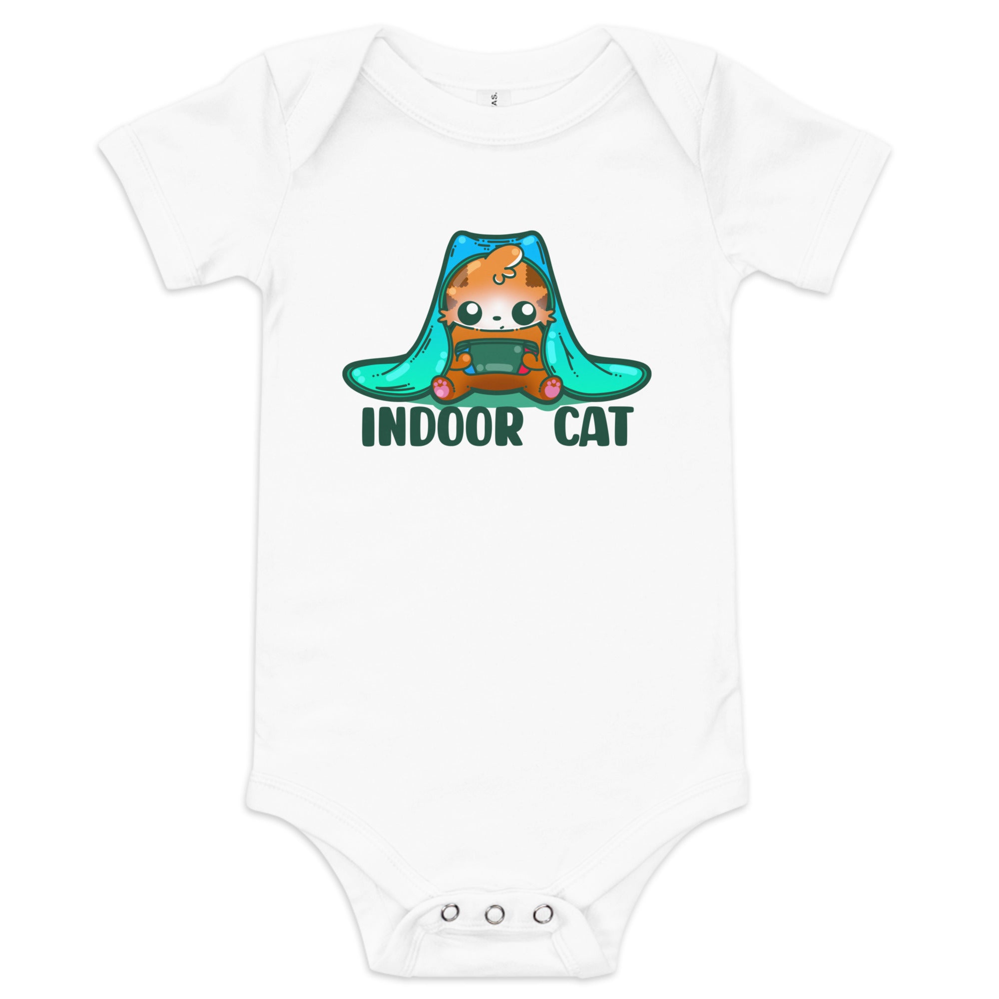 INDOOR CAT - Onesie - ChubbleGumLLC