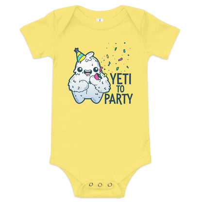 YETI TO PARTY - Onesie - ChubbleGumLLC