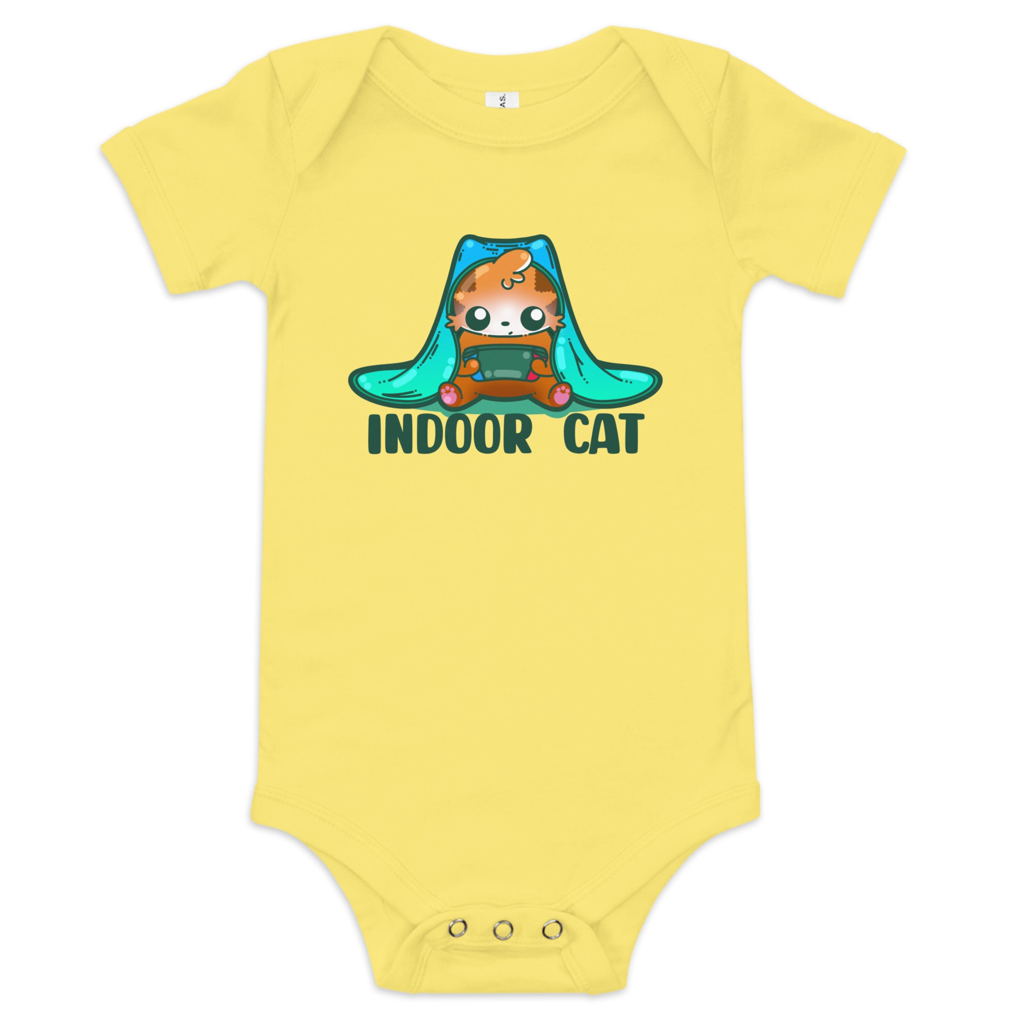 INDOOR CAT - Onesie - ChubbleGumLLC