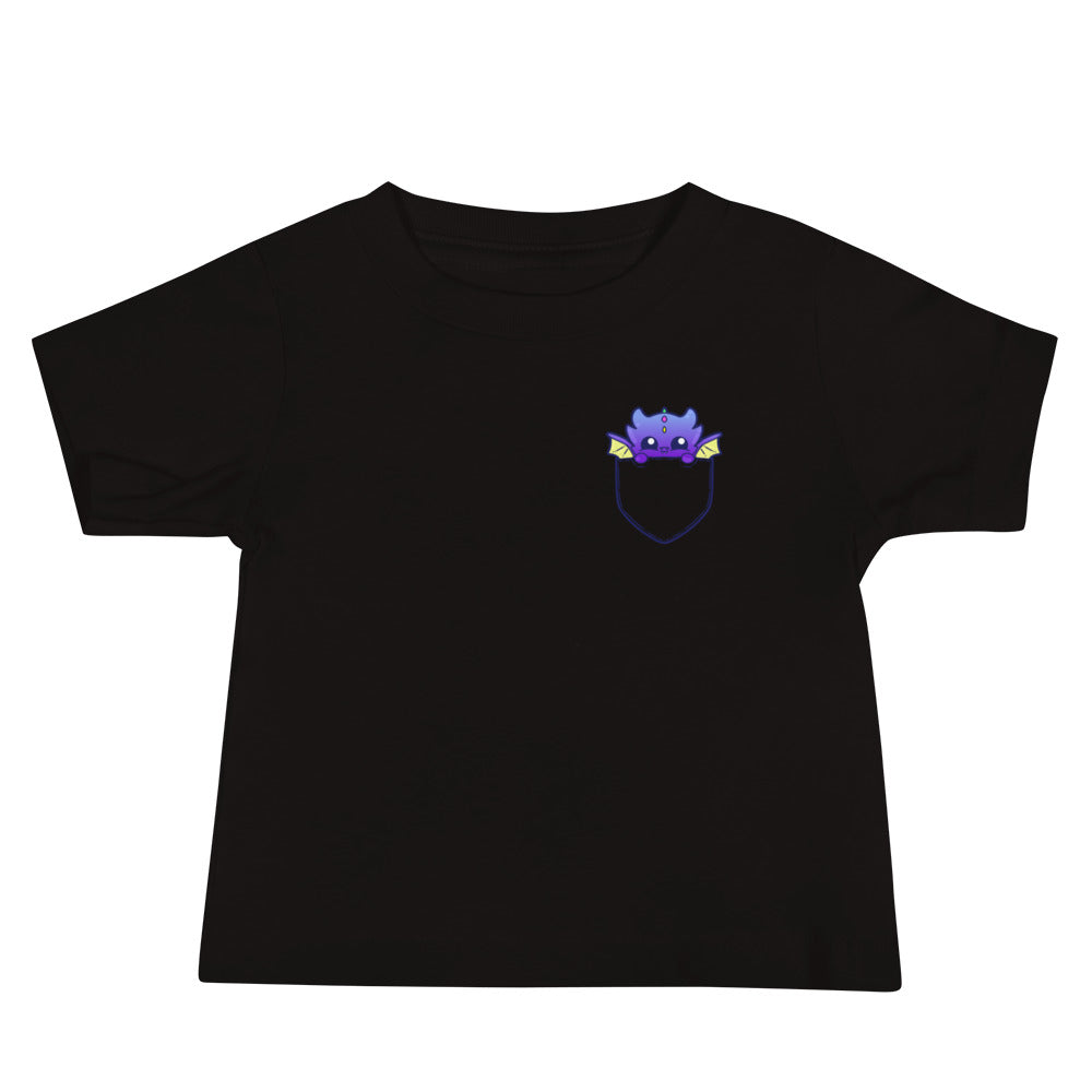 POCKET DRAGON - Baby Tee - ChubbleGumLLC