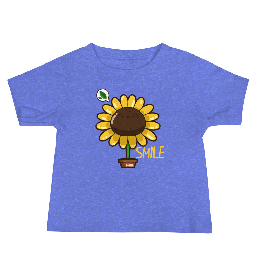 SMILE - Baby Tee - ChubbleGumLLC