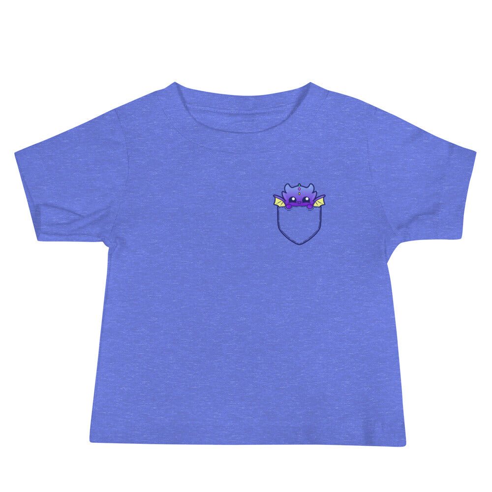 POCKET DRAGON - Baby Tee - ChubbleGumLLC