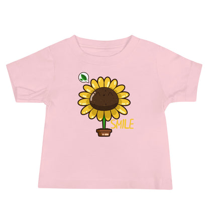 SMILE - Baby Tee - ChubbleGumLLC