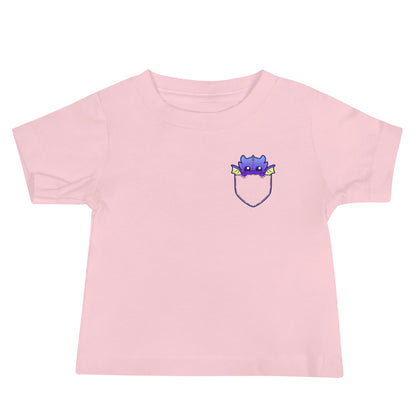 POCKET DRAGON - Baby Tee - ChubbleGumLLC