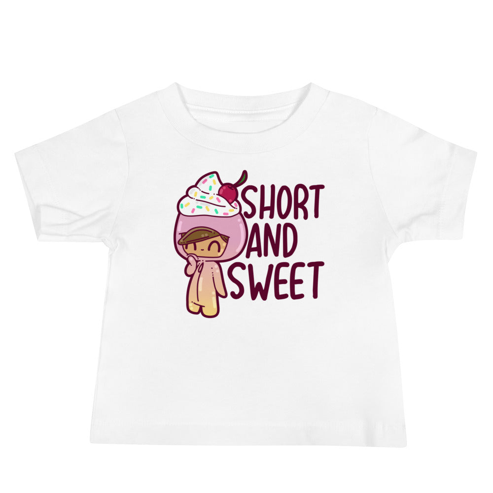 SHORT AND SWEET - Baby Tee - ChubbleGumLLC