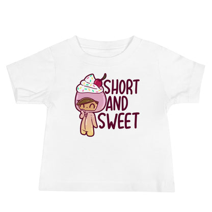 SHORT AND SWEET - Baby Tee - ChubbleGumLLC